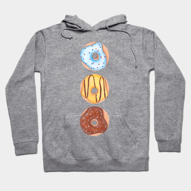 Donuts Hoodie by RosanneCreates